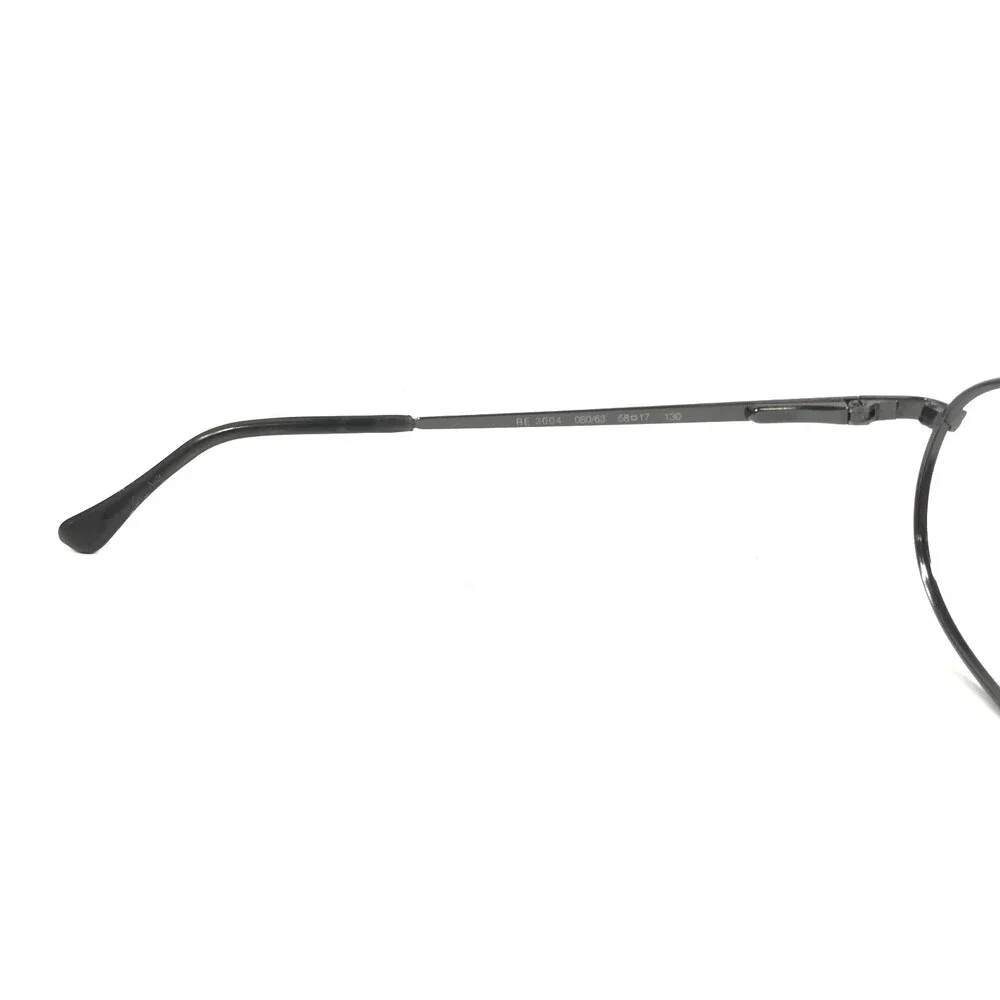 REVO Eyeglasses Frames RE3004 080/63 Gunmetal Oval Wire Rim 58-17-130